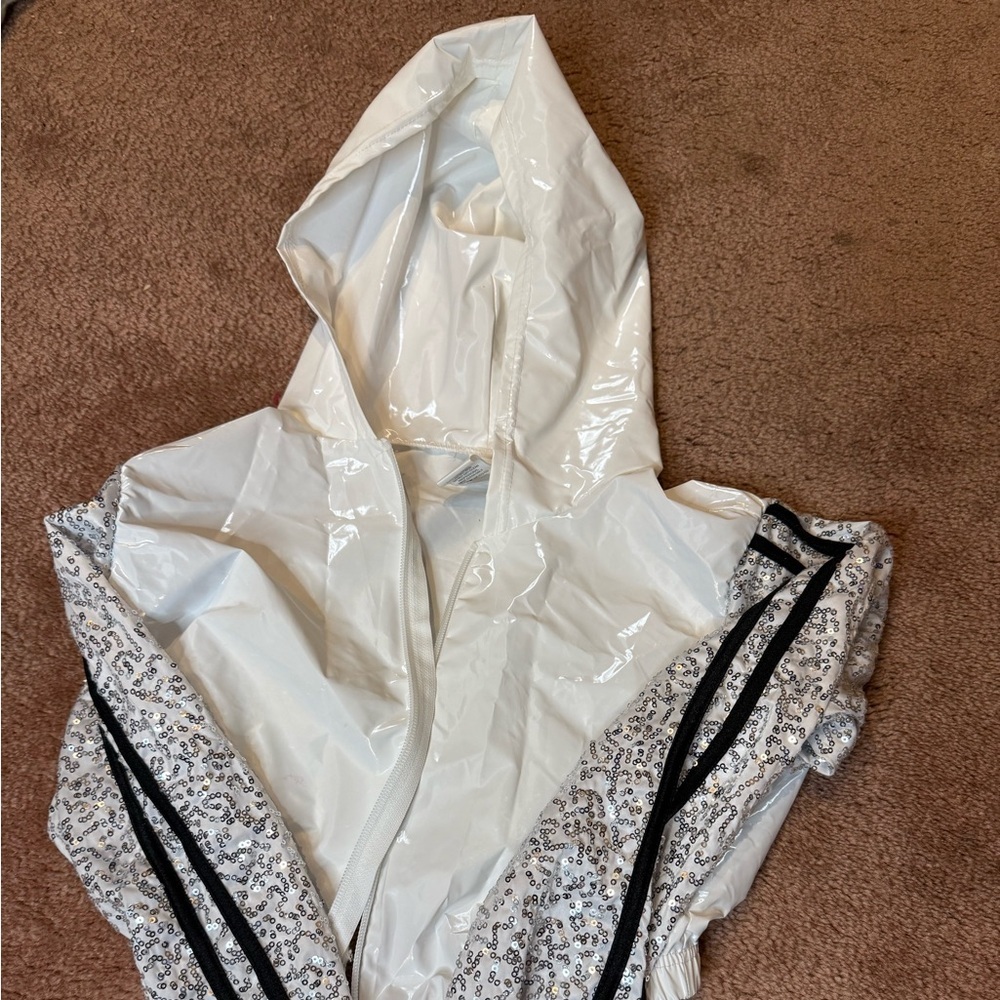 Weissman White and Silver Kids Dance Jacket